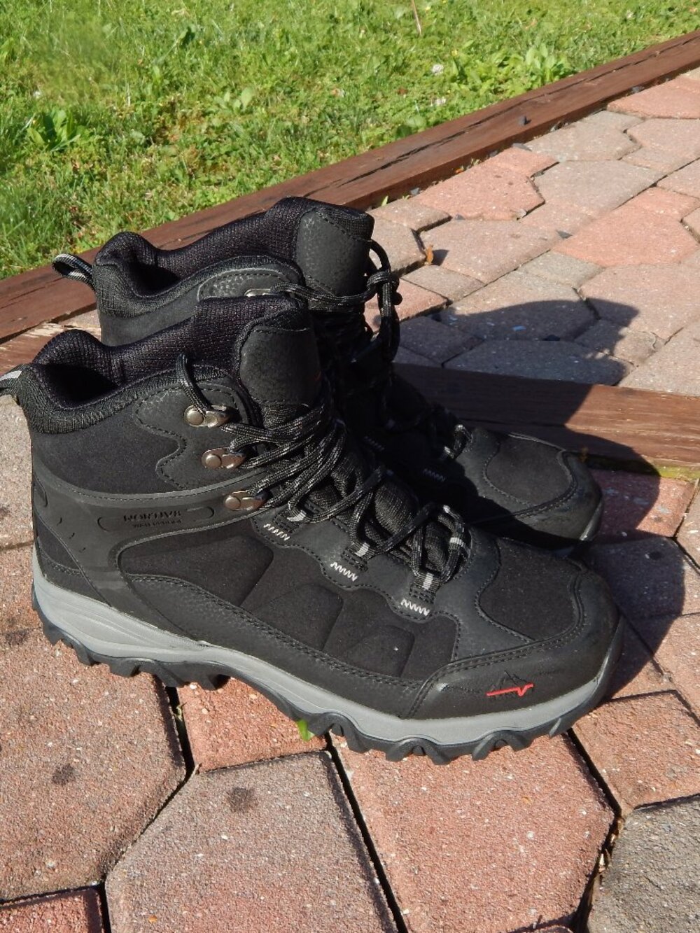 NORTIV 8 Men's Lightweight Hiking Boots Waterproof Trekking Traveling Boots NEW